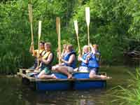 Aarholt-tunet leirskole, flåtepadling